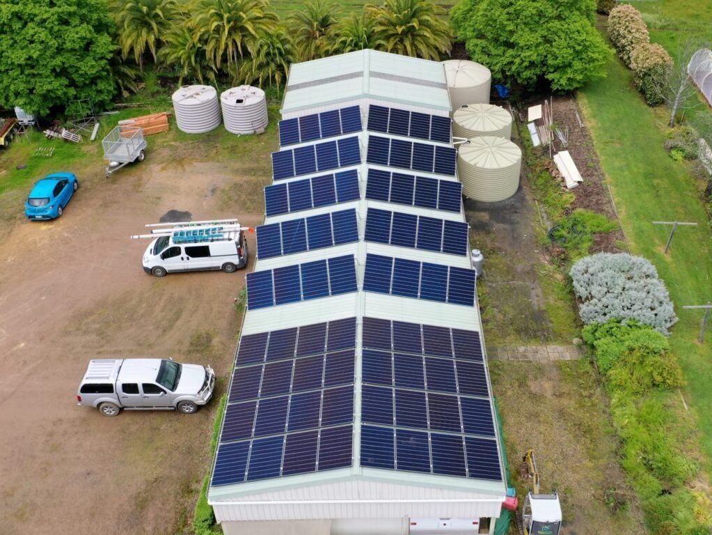 Off-grid solar and battery